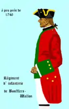 régiment de Boufflers de 1746 à 1748