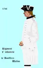 régiment de Boufflers de 1744 à 1746