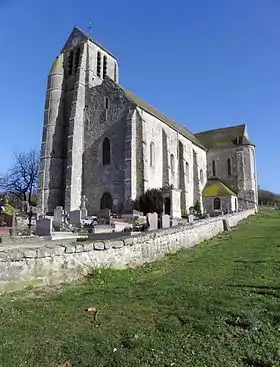 Église de Bouillancy, au bord de la Gergogne.