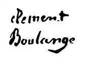 signature de Clément Boulanger