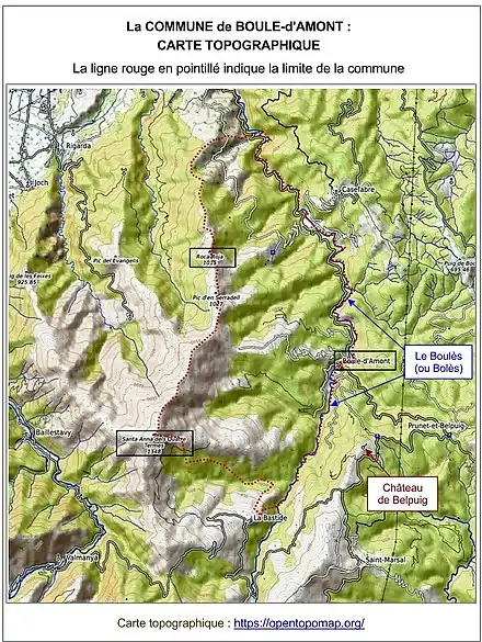 carte topographique