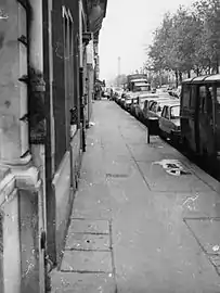 Le boulevard Bourdon en 1981.