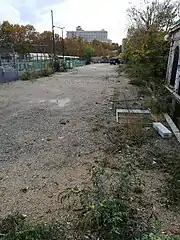 Emplacement des quais détruits de la Petite Ceinture.