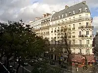 Vue du boulevard de Magenta.