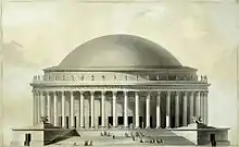 Projet pour l'opéra de Paris, 1781.