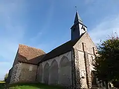 Église Saint-Aignan mur nord.