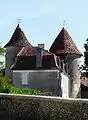 Le côté ouest du château