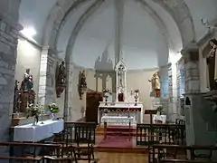Le chœur de l'église.