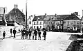 Le bourg du Sourn au début du XXe siècle (carte postale A. Waron).