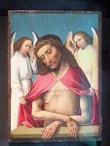 Colijn de Coter, Le Christ de douleur (1480-90).