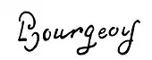 signature de Charles Guillaume Alexandre Bourgeois