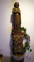 Statue polychrome de saint Jean-Baptiste (XVIe siècle)