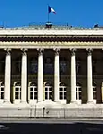 Façade du Palais Brongniart, Paris.