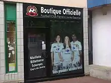 Boutique du FCF Juvisy, place du Maréchal Leclerc à Juvisy-sur-Orge