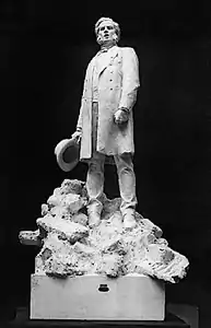 Monument à Jean-Baptiste Baudin (Salon de 1901), modèle en plâtre, localisation inconnue.