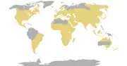 Aire de répartition du Taurin