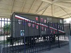 Wagon de type 40&8 au McCormick-Stillman Railroad Park à Scottsdale, Arizona.