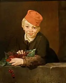 Enfant aux cerises, Manet.