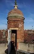 Tour de Boysson, tourelle d'accès à la terrasse.