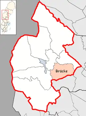 Localisation de Bräcke