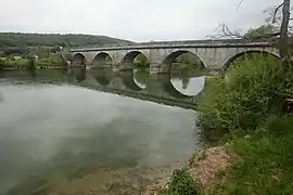 Le pont sur la Loue.