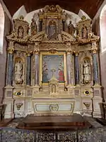 Maître-autel et son retable (église de Brée), attribué à Tugal Caris.