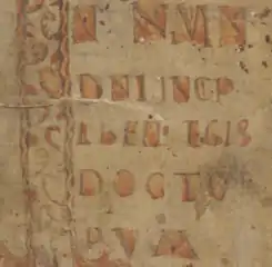 Le Bréviaire d'Alaric, codex de lois wisigotiques.