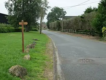 Une rue de Brévillers.