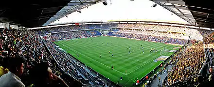 Vue intérieure depuis les tribunes.