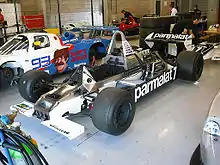  Photo d'une Brabham BT49C sans carrosserie.