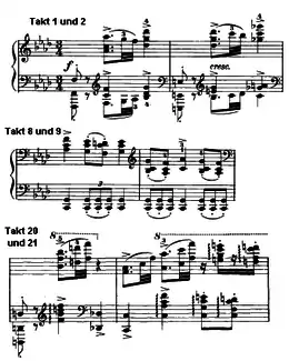 exemple partition Brahms