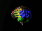 Un cerveau modélisé en 3D tournant sur lui-même