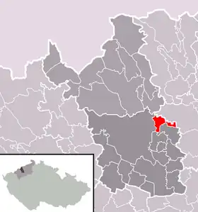 Localisation de Braňany