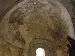 À l'origine, la plupart des églises romanes étaient recouvertes de peintures murales. Église Saint-Pierre de Brancion