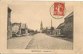 La Grand-rue en 1921.(carte postale).