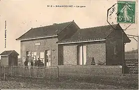 La gare vers 1910(carte postale).