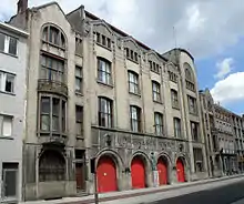 Caserne de pompiers à Anvers (Art nouveau, Émile Van Averbeke)