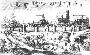 La ville en 1684.