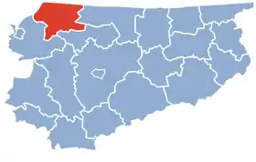 Localisation de Powiat de Braniewo