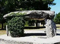 Le dolmen de Peyrelevade.