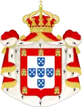 Armoiries du royaume de Portugal de 1830 à 1910.