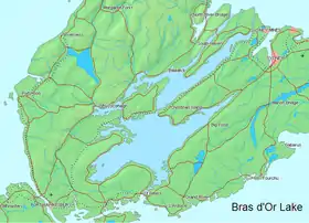 Image illustrative de l’article Lac Bras d'Or