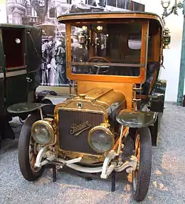 Automobile Brasier exposée au Musée National de Mulhouse.