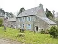 Brasparts : la Ferme d'Antéa au pied du mont Saint-Michel-de-Brasparts.