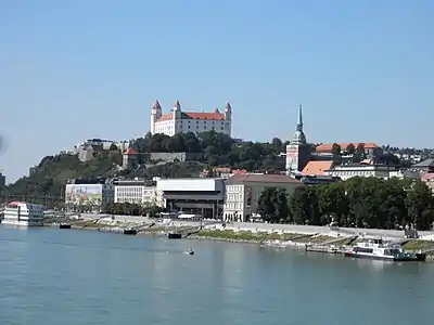 Panorama sur Bratislava (Slovaquie)