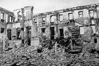 Ruines en 1945