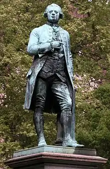 Statue de Lessing à Brunswick