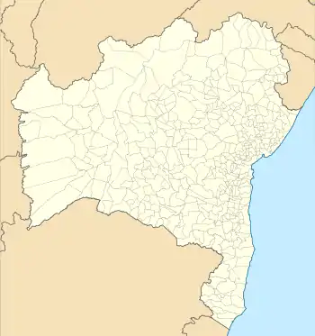 Voir sur la carte administrative de Bahia