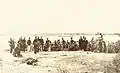 Troupe de militaires brésiliens (soldats et marins) durant le siège de Paysandú.