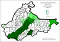 Proportion de Bosniaques à Brčko par colonies 1981